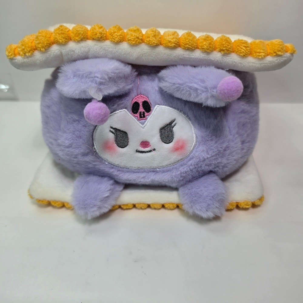 Sanrio Cookeez Makery Toasty Treatz Kuromi Smores Toast Plush Scented Purple